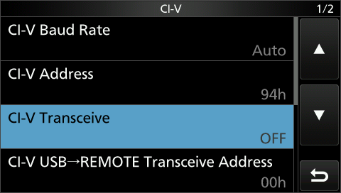 IC-7300 screen capture setting