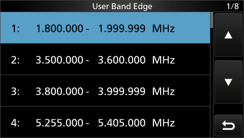 IC-7300 band edge beep