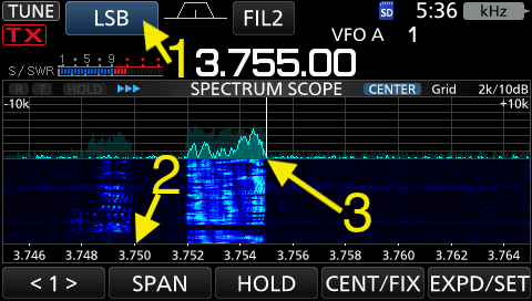 IC-7300 waterfall