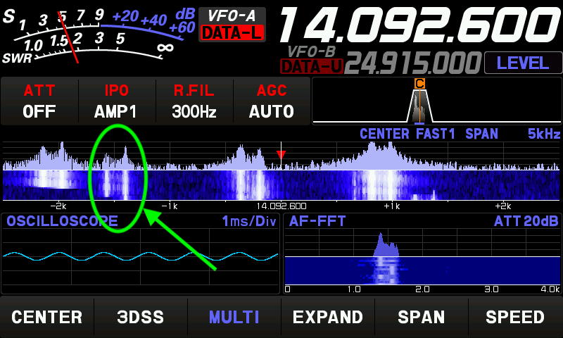 FTDX10 screen capture